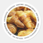 Foto für Bäckereien Runder Aufkleber (Vorderseite)