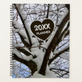 Foto für Baumkronen mit eigenem weißem Schnee - Planer (Vorderseite)