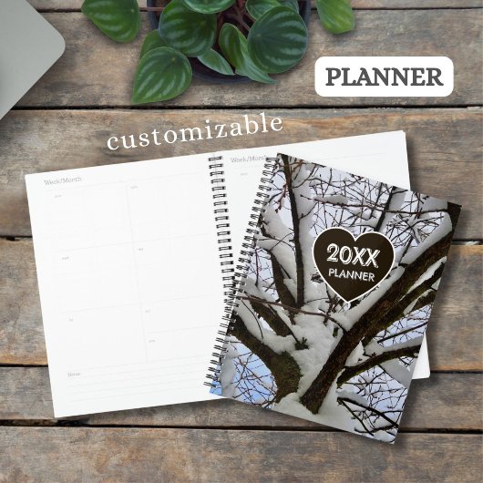 Foto für Baumkronen mit eigenem weißem Schnee - Planer