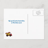 Foto für Bauspann/Dump Einladungspostkarte (Rückseite)