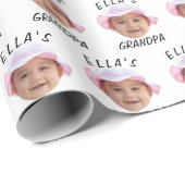 Foto für benutzerdefinierte Babyschaumbilder Geschenkpapier (Rolleneckpunkt)