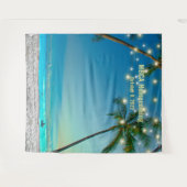 Foto für benutzerdefinierte Beach-Selfie Wandteppich (Vorderseite (Horizontal))