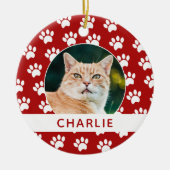 Foto für benutzerdefinierte Begleiter drucken Keramik Ornament (Vorne)