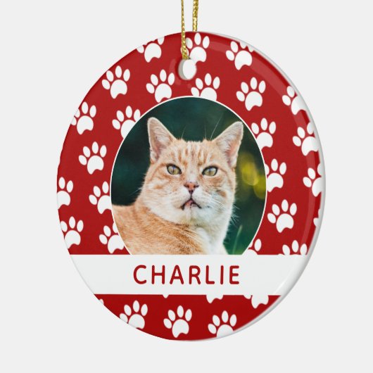 Foto für benutzerdefinierte Begleiter drucken Keramik Ornament (Links)