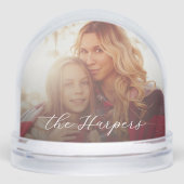 Foto für benutzerdefinierte Beschriftungen und Jah Schneekugeln (Vorderseite)