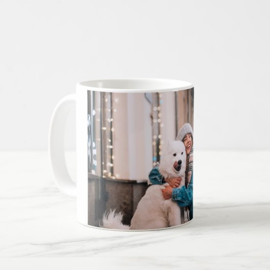 Foto für benutzerdefinierte Familie oder Haustiere Kaffeetasse (Vorderseite Links)