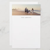 Foto für benutzerdefinierte Familie und Monogramm Briefpapier (Vorne/Hinten)