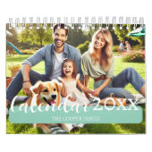 Foto für benutzerdefinierte Familien 2025 Moderner Kalender (Titelbild)