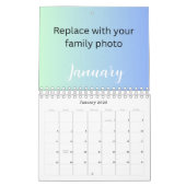 Foto für benutzerdefinierte Familien 2025 Moderner Kalender (Jan 2026)