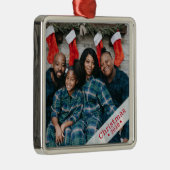 Foto für benutzerdefinierte Familien Ornament Aus Metall (Rechts)