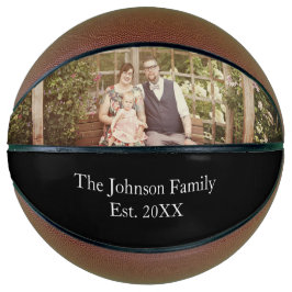 Foto für benutzerdefinierte Fotos und Namensfamili Basketball