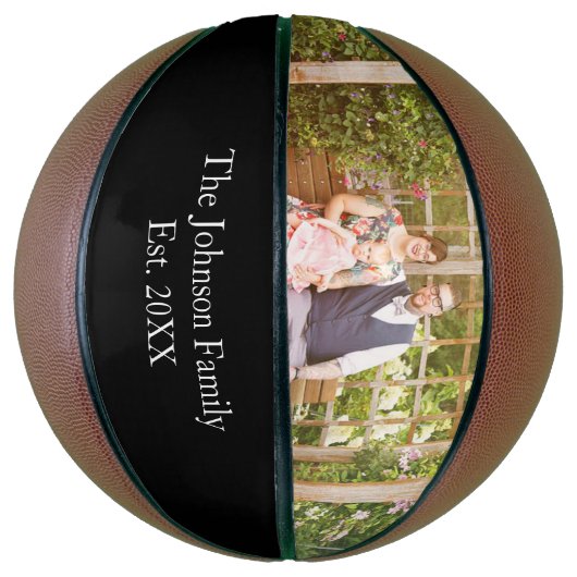 Foto für benutzerdefinierte Fotos und Namensfamili Basketball (Vertikal)