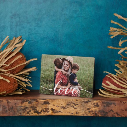 Foto für benutzerdefinierte Liebe Script-Mama Fotoplatte (Seite)