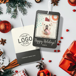 Foto für benutzerdefinierte Logos Happy Holidays B Autolufterfrischer