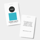 Foto für benutzerdefinierte Logos Mitarbeiter-ID-A Ausweis (Vorder- & Rückseite)