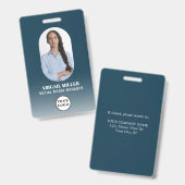 Foto für benutzerdefinierte Mitarbeiter Gradient A Ausweis (Vorder- & Rückseite)