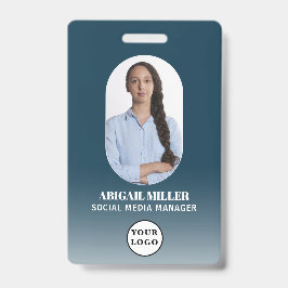 Foto für benutzerdefinierte Mitarbeiter Gradient A Ausweis