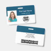 Foto für benutzerdefinierte Mitarbeiter | Logo, Ba Ausweis (Vorder- & Rückseite)