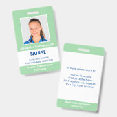 Foto für benutzerdefinierte Mitarbeiter mit hellgr Ausweis (Front & Back)