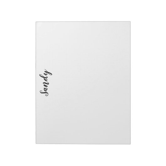 Foto für benutzerdefinierte Personalisierte Namen Notizblock (Rotiert)