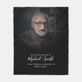 Foto für benutzerdefinierte Textvorlagen Fleecedecke (Vorderseite)