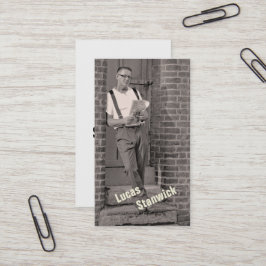 Foto für benutzerdefinierte Vorlage Minimalistisch Visitenkarte