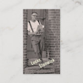 Foto für benutzerdefinierte Vorlage Minimalistisch Visitenkarte (Vorderseite)