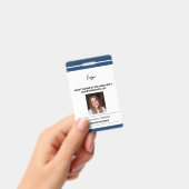 Foto für benutzerdefinierten Mitarbeiternamen Barc Ausweis (Handheld)