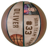 Foto für Benutzername und Nummer des Teams Basketball (Vertikal)