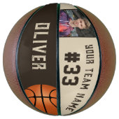 Foto für Benutzername und Nummer des Teams Basketball (Vertikal)