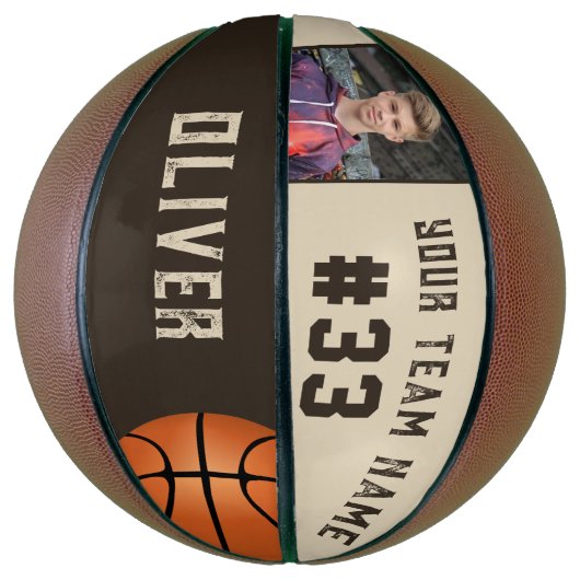 Foto für Benutzername und Nummer des Teams Basketball (Vertikal)