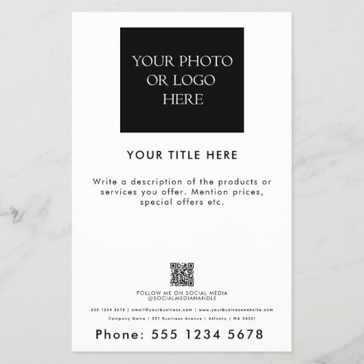 Foto für berufliche Firmenlogos Flyer (Vorne)