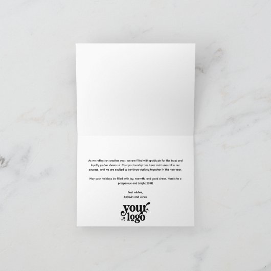 Foto für berufliche Firmenlogos - Weihnachten (Innenseite)