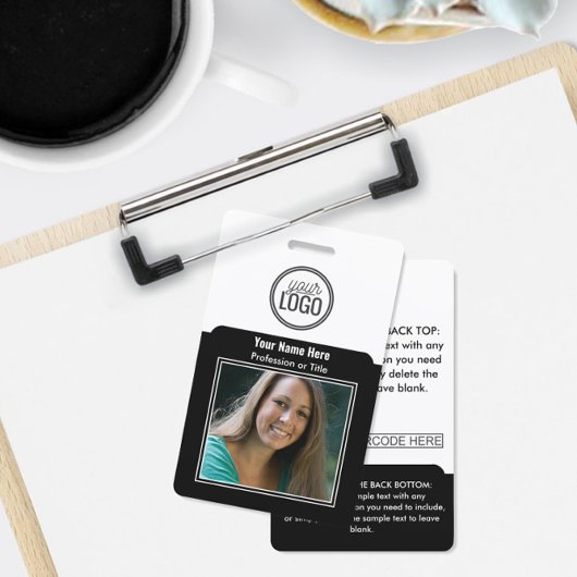 Foto für berufliche Mitarbeiter-Logos Ausweis