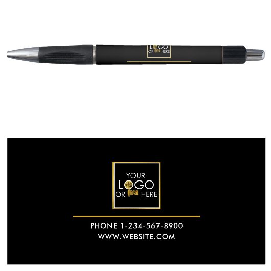 Foto für berufliches Business Gold-Logo Kugelschreiber