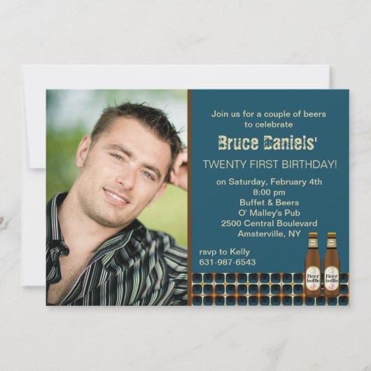 Foto für Bierkäfer Einladung (Vorderseite)