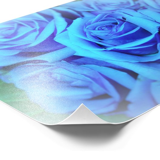 Foto für blaue Rose (Ecke)