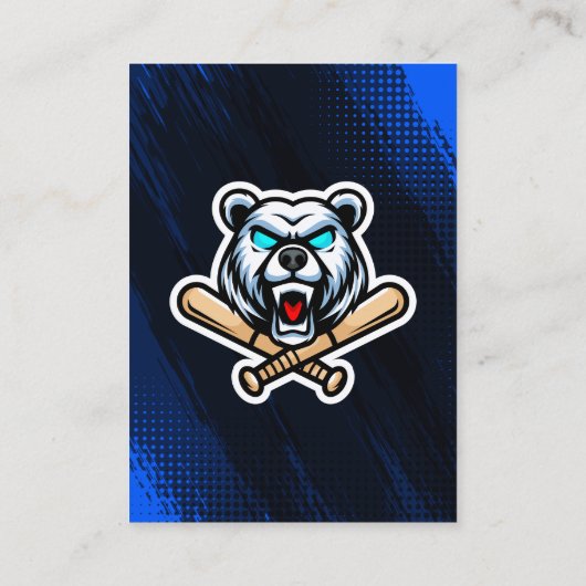 Foto für Blue & Black Football Trading Card Player Telefonnummerkarte (Rückseite)