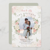 Foto für Blumenrahmen Einladung (Vorne/Hinten)