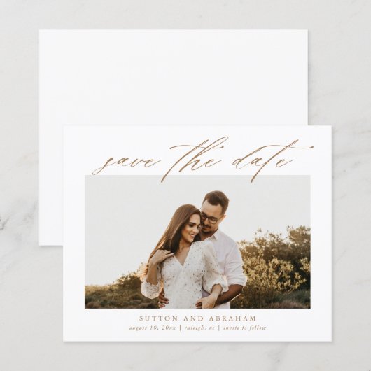 Foto für Budgetskripte Save the Date (Vorne/Hinten)