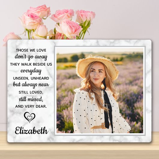 Foto für das Beileid "Marbella" in modernen Memori Fotoplatte