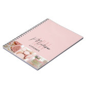 Foto für das benutzerdefinierte Monogramm-Logo Notizblock (Linke Seite)