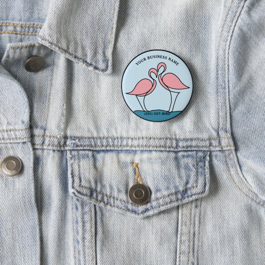 Foto für das Design von "Flamingo Your Business Ro Button (Beispiel)
