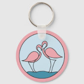 Foto für das Design von "Flamingo Your Business Ro Schlüsselanhänger (Vorderseite)