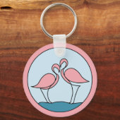 Foto für das Design von "Flamingo Your Business Ro Schlüsselanhänger (Vorderseite)