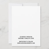 Foto für das Design von Skripteüberlagerungen Save The Date (Rückseite)