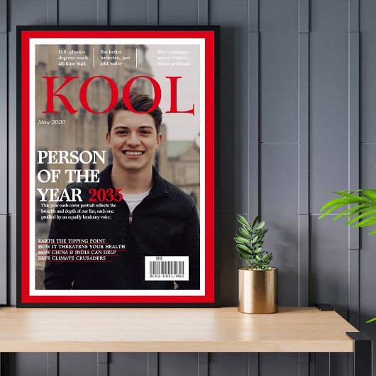 Foto für das Fake des coolen Abschlusses Poster