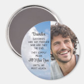 Foto für das Gedächtnis Personalisiert Keepake Magnet (Vorderseite/Rückseite)