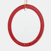 Foto für das Jahr des Gedächtnisses Keramik Ornament (Links)