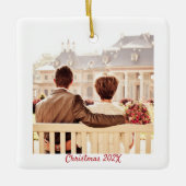 Foto für das Jahr des Gedächtnisses Keramikornament (Vorderseite)